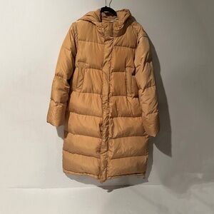 Ganni Tan Puffer Jacket